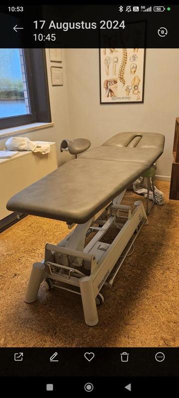 Elektrische massagetafel  beschikbaar voor biedingen