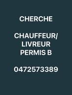 Chauffeur Livreur Permis B