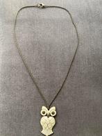 Nieuw ketting uil, Handtassen en Accessoires, Nieuw, Ophalen of Verzenden, Zilver, Overige materialen