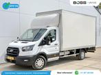 Ford Transit 130pk Laadklep Airco Cruise Bakwagen Meubelbak, Auto's, Stof, Zwart, 4 cilinders, Wit