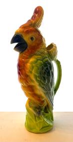 Saint Clément Majolica papegaai perroquet kan barbotine, Antiek en Kunst, Ophalen of Verzenden