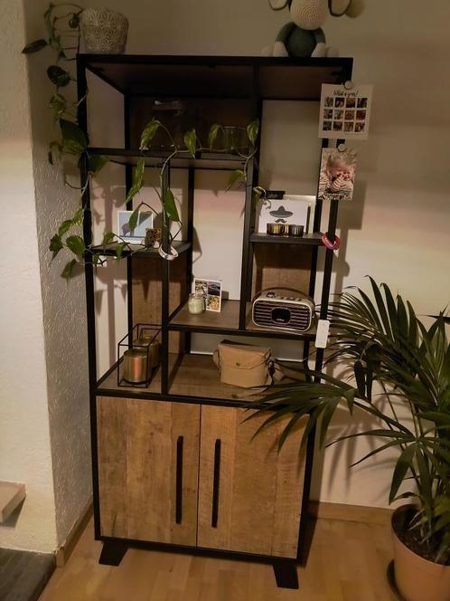 COLE Barkast Old teak (YGO), Huis en Inrichting, Kasten | Vitrinekasten, Zo goed als nieuw, 150 tot 200 cm, 50 tot 100 cm, 25 tot 50 cm