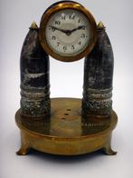 Artisanat de tranchée Horloge réalisée avec des obus, souven, Collections, Objets militaires | Général, Autres types, Armée de terre