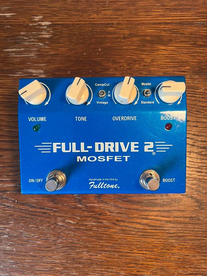 Fulltone Full-Drive 2 Mosfet Pedal, Musique & Instruments, Effets, Comme neuf, Distortion, Overdrive ou Fuzz, Enlèvement