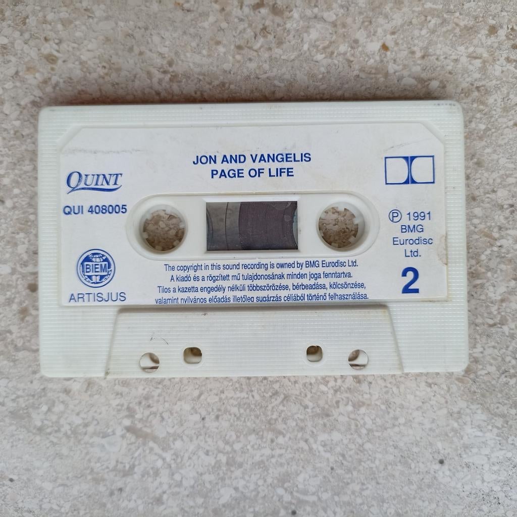 K7 Ion & Vangelis: Page of Life, Enlèvement ou Envoi, Originale, Autres genres, Utilisé