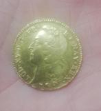 Louis XV, dubbele Louis d'Or met hoofdband, Lyon uit 1761., Postzegels en Munten, Ophalen of Verzenden, Goud