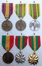 Medailles, Congo-ZAIRE, 6x verschil (Apart of a LOT te koop), Collections, Armée de terre, Enlèvement ou Envoi, Ruban, Médaille ou Ailes
