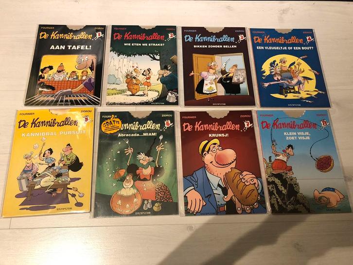 De Kannibrallen Fournier Zidrou compleet, Boeken, Stripverhalen, Zo goed als nieuw, Ophalen of Verzenden
