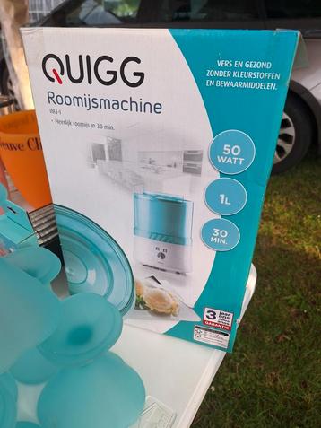 quigg ijsroommachine met ijscoupes