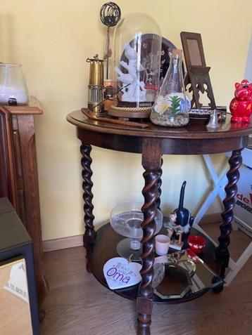 antieke tafel, Ophalen
