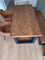 Eettafel met zitbank, Ophalen