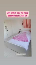 Wit ikea bed te koop, Ophalen, Zo goed als nieuw, Matras
