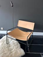 Lounge fauteuil leder en metaal H&M Home, Enlèvement ou Envoi, Métal