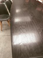 grote eettafel vergadertafel zeer stevig hout, Huis en Inrichting, Tafels | Eettafels, Ophalen, Gebruikt