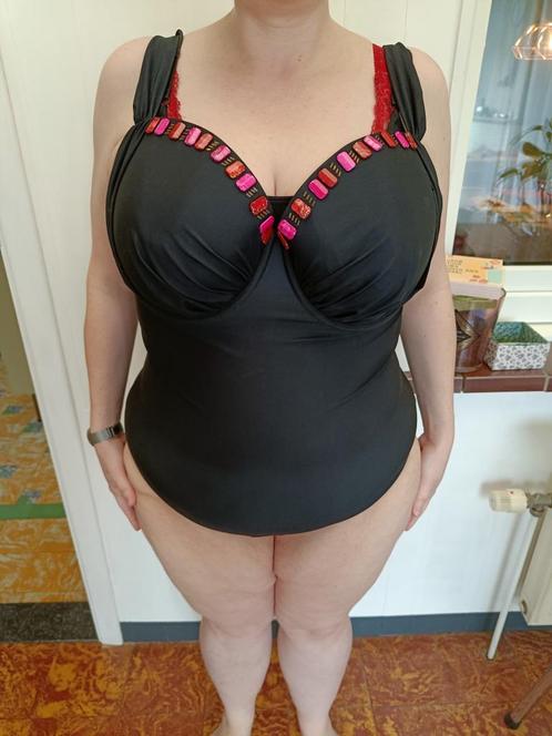 Bonprix corrigerend badpak - maat 48 (95E) - nieuw, Kleding | Dames, Badmode en Zwemkleding, Nieuw, Badpak, Zwart, Ophalen of Verzenden