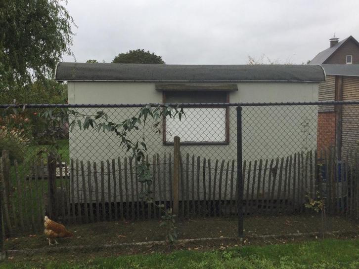 Werfkeet schaftwagen, Doe-het-zelf en Bouw, Bouwketen en Schaftketen, Gebruikt, Ophalen