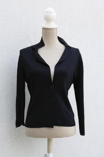 Gilet noir Alpha Massimo Rebecchi M, Taille 38/40 (M), Enlèvement ou Envoi, Comme neuf, Alpha - Massimo Rebecchi