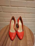 Rode pumps maat 39, Enlèvement, Comme neuf, Escarpins