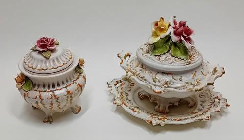 ensemble de décoration de table en porcelaine italienne vin, Antiquités & Art, Antiquités | Porcelaine, Enlèvement ou Envoi