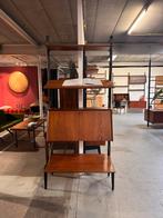 Louis van Teeffelen voor WeBe vintage modulair wandsysteem, Gebruikt, 200 cm of meer, Teakhout, Ophalen of Verzenden