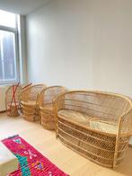 Rotan meubelset, Huis en Inrichting, Ophalen, Gebruikt, Vierpersoons of meer, Riet of Rotan