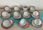 Ensemble de tasses à thé en porcelaine de Sologne Lamotte