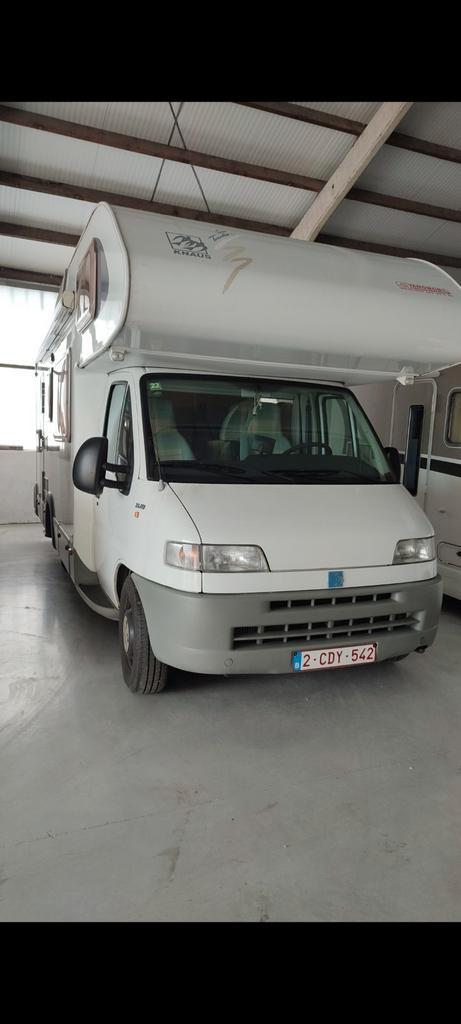 Knaus Suntraveller 708K à seulement 118 000 km ! ! !, Caravanes & Camping, Camping-cars, Particulier, Intégral, Plus de 6, Fiat