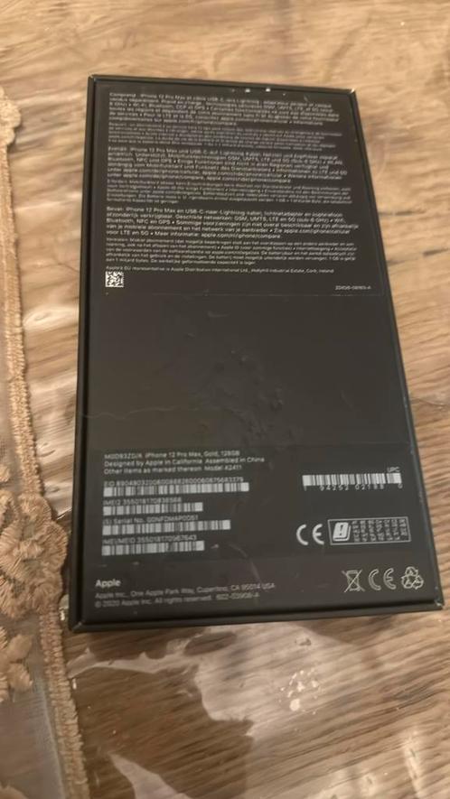 Apple iPhone 12 Pro Max, Telecommunicatie, Mobiele telefoons | Apple iPhone, 128 GB, iPhone 12 Pro Max, Goud, Ophalen of Verzenden