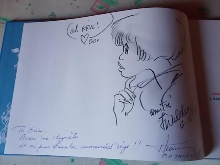 EO-boek van Natacha autographs, Boeken, Stripverhalen, Zo goed als nieuw, Ophalen of Verzenden