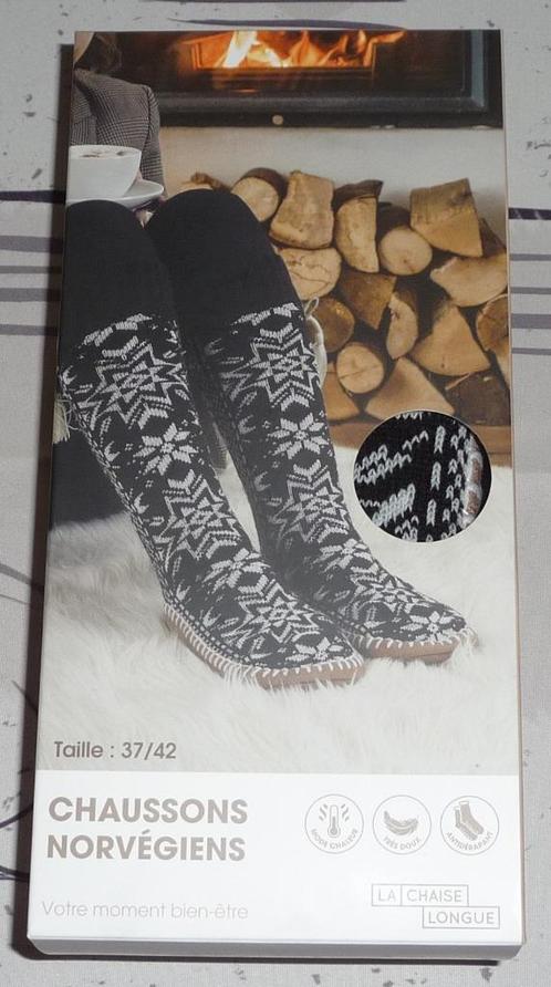 Chaussons norvégiens T37-42, Kleding | Dames, Sokken en Kousen, Nieuw, Sokken en Kniesokken, Overige maten, Ophalen of Verzenden