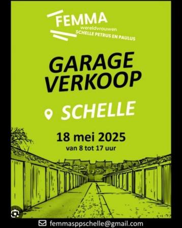Zondag 18mei Rommelmarkt in heel Schelle beschikbaar voor biedingen