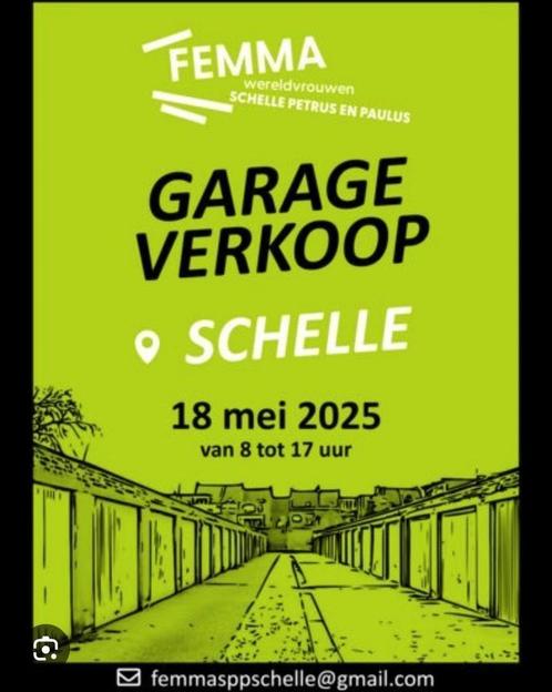 Zondag 18mei Rommelmarkt in heel Schelle, Tickets en Kaartjes, Evenementen en Festivals