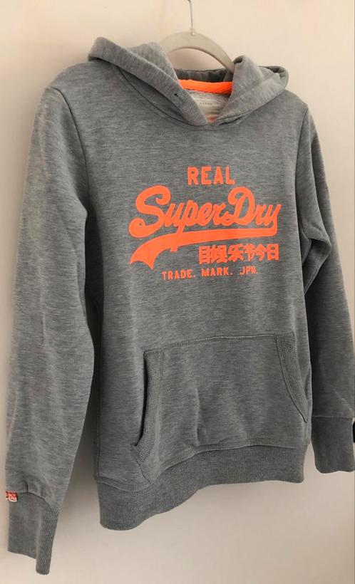 Veste à capuche SuperDry S, Vêtements | Femmes, Pulls & Gilets, Porté, Taille 36 (S), Gris, Enlèvement ou Envoi