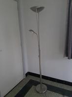 staande halogeenlamp met richtbare leeslamp, Huis en Inrichting, Ophalen, Gebruikt, Metaal, 150 tot 200 cm