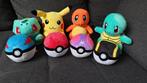 Set van 4 Pokémon-knuffeldieren met 4 Pokéballs Pikachu Bulb, Nieuw, Overige typen, Ophalen