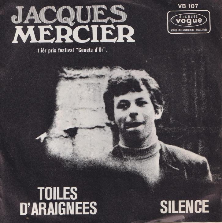 Jacques Mercier – Toiles d’araignees / Silence - Single, CD & DVD, Vinyles Singles, Utilisé, Single, Pop, 7 pouces, Enlèvement ou Envoi