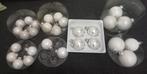 Witte kerstballen, Ophalen of Verzenden