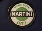 Martini Dry : emaille serveerplateau, Verzamelen, Merken en Reclamevoorwerpen, Ophalen, Reclamebord