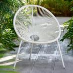 chaise ronde moderne, Maison & Meubles, Fauteuils, Comme neuf, Moderne, Enlèvement, Moins de 75 cm