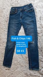 Jeans Fish & Chips 146, mooie staat., Kinderen en Baby's, Jongen, Ophalen of Verzenden, Broek, Zo goed als nieuw