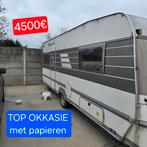 Caravan Hymer met papieren slaapkamer Badkamer wc stacaravan, Ophalen