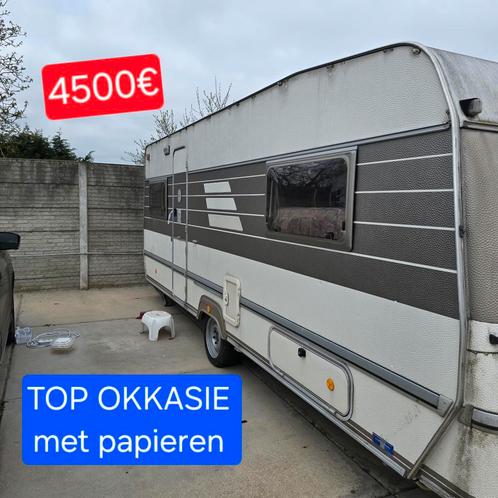 Caravan Hymer met papieren slaapkamer Badkamer wc stacaravan, Caravans en Kamperen, Caravanaccessoires, Ophalen