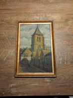 Gratis schilderij kerk op paneel, Ophalen of Verzenden