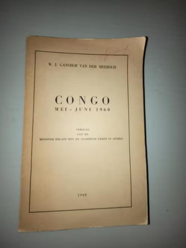 boek: Congo mei-juni 1960, Antiek en Kunst, Antiek | Boeken en Manuscripten, Ophalen of Verzenden