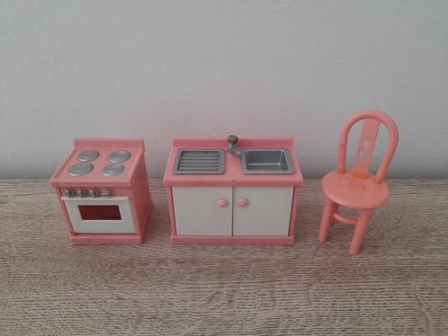 Vintage meubeltjes poppenhuisje, Kinderen en Baby's, Speelgoed | Poppenhuizen, Gebruikt, Ophalen of Verzenden