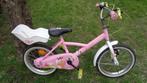 roze fiets met poppenzitje 16 inch, Zo goed als nieuw, B'twin, 16 inch, Handrem