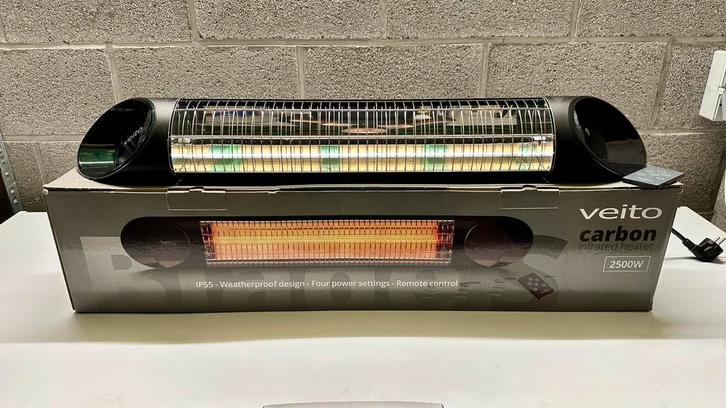 Radiant Veito Carbon 2500W – Très bon état – 140€, Jardin & Terrasse, Chauffage de terrasse, Comme neuf, Enlèvement
