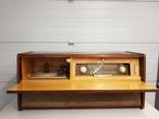 Meuble Stéréophonique combiné / Radio Siemens avec changeur, Antiek en Kunst, Antiek | Tv's en Audio, Ophalen