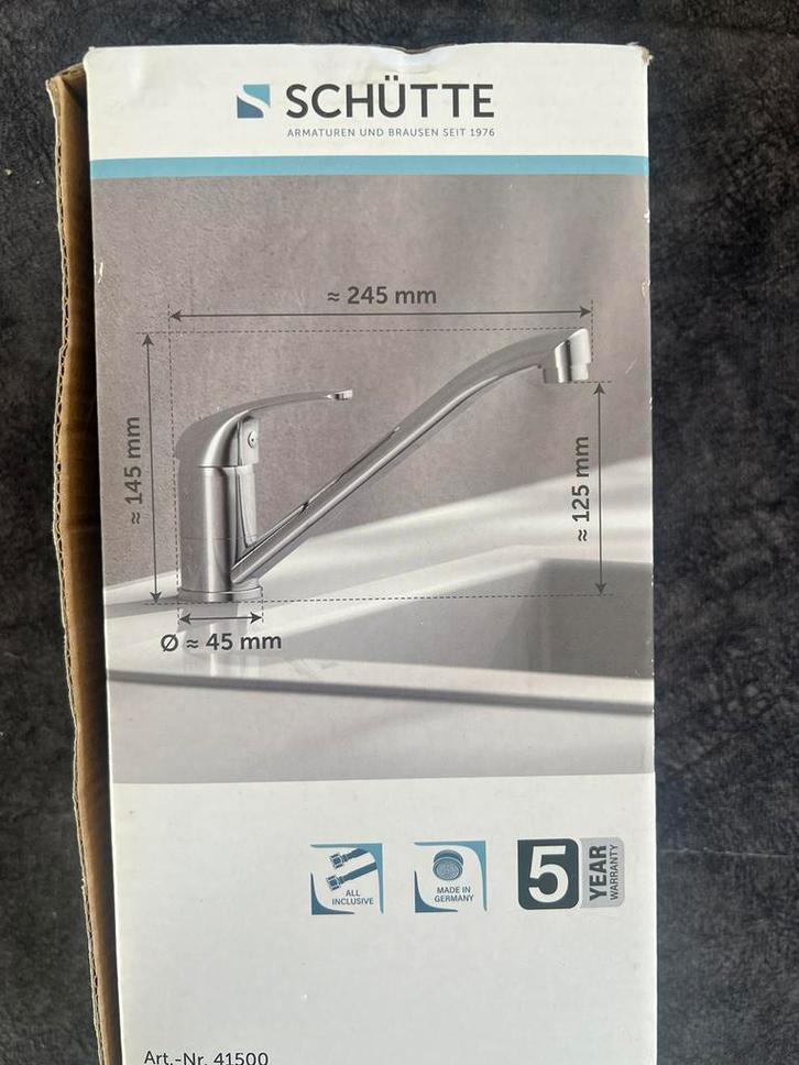Schütte ATHOS PLUS keukenmengkraan, Doe-het-zelf en Bouw, Sanitair, Zo goed als nieuw, Kraan, Ophalen