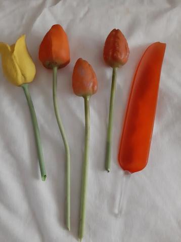 glazen tulpen art deco, Antiek en Kunst, Ophalen of Verzenden